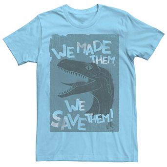 Men's Jurassic World 2 "We Made Them, We Save Them!" Tee
