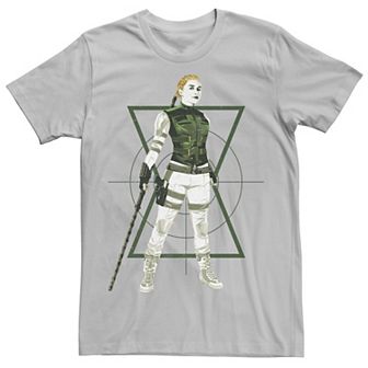 Men's Marvel Black Widow Yelena Belova Target Portrait Tee