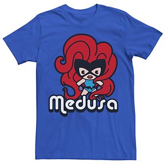 Men's Marvel Medusa Cute Kawaii Big Haired Heroine Tee