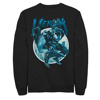 Men's Marvel Venom Deep Blue Circle Logo Sweatshirt