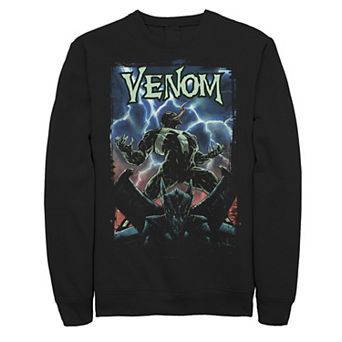 Men's Marvel Venom Logo Lightning Gargoyle Sweatshirt