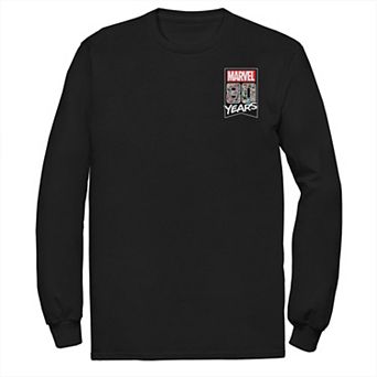Men's Marvel 80 Years Comic Fill Logo Tee