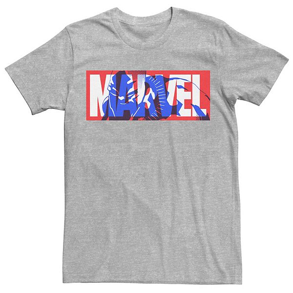 Men's Marvel Black Panther Large Classic Movie Logo Tee