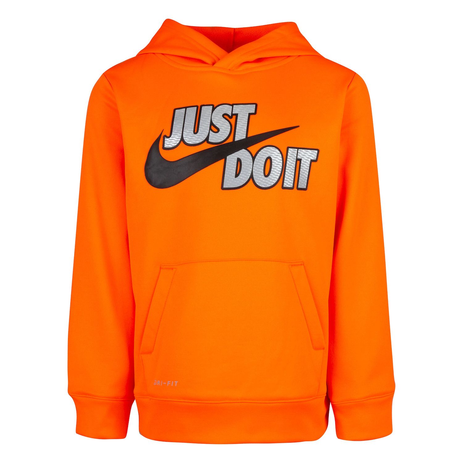 white orange nike hoodie