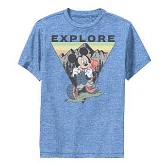 Disney's Mickey Mouse Boys 8-20 Explore Portrait Performance Graphic Tee