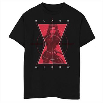 Boys 8-20 Marvel Black Widow Target Logo Graphic Tee