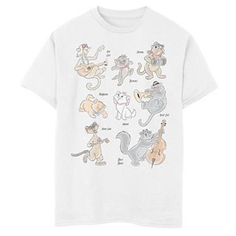 Disney's Aristocats Boys 8-20 All The Cats Graphic Tee