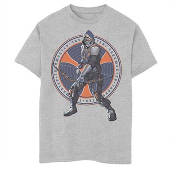 Boys 8-20 Marvel Black Widow Taskmaster Logo Overlay Graphic Tee
