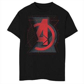 Boys 8-20 Marvel Black Widow Avengers Logo Graphic Tee