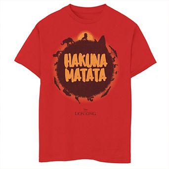 Disney's The Lion King Boys 8-20 The Circle Of Life Earth Poster Graphic Tee