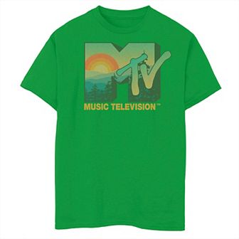 Boys 8-20 MTV Music Television Nature Logo Graphic Tee