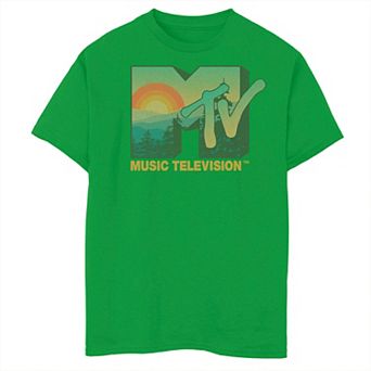 Boys 8-20 MTV Music Television Nature Logo Graphic Tee