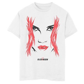 Boys 8-20 Marvel Black Widow Big Face Graphic Tee