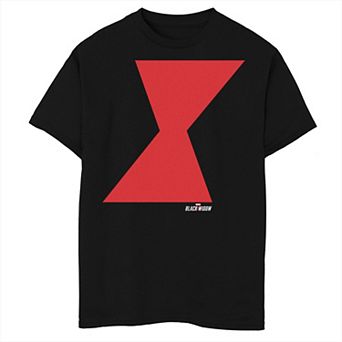 Boys 6-20 Marvel Black Widow Logo Graphic Tee
