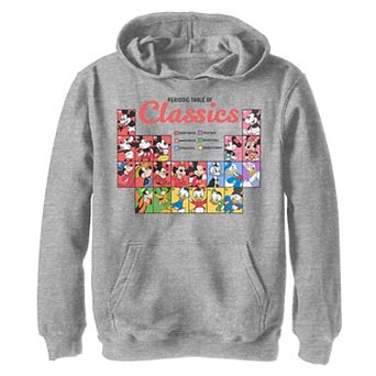 Disney's Mickey Mouse And Friends Boys' Periodic Table Of Classics Graphic Fleece Pullover