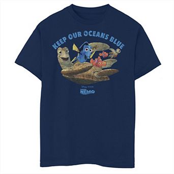 Disney / Pixar's Finding Nemo Boys 8-20 Keep Our Oceans Blue Graphic Tee