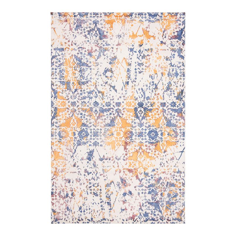 Safavieh Expression Nathalie Area Rug, Blue, 6Ft Rnd
