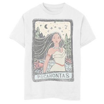 Disney's Pocahontas Boys 8-20 Fierce Colorful Pose Poster Graphic Tee