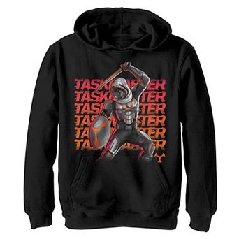 Boys 8-20 Marvel Black Widow Taskmaster Stack Graphic Fleece Pullover