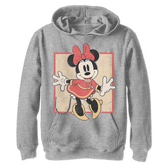 Boys 8-20 Disney Minnie Mouse Year Of The Mouse Portrait Graphic Fleece Pullover