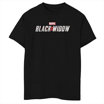 Boys 6-20 Marvel Black Widow Official Movie Logo Graphic Tee