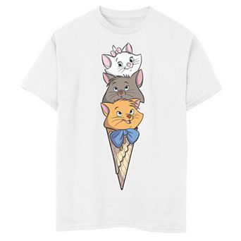 Disney's Aristocats Boys 8-20 Ice Cream Stack Graphic Tee