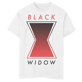 Boys 8-20 Marvel Black Widow Halftone Logo Graphic Tee