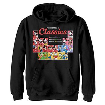 Disney's Mickey Mouse And Friends Boys' Periodic Table Of Classics Graphic Fleece Pullover