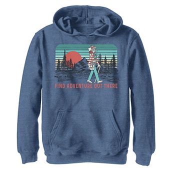 Boys 8-20 Where's Waldo Find Adventure Out There Graphic Fleece Pullover