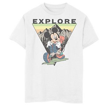 Disney's Mickey Mouse Boys 8-20 Explore Portrait Graphic Tee