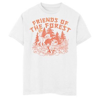 Disney's Bambi Boys 8-20 Group Shot Friends Of The Forest Graphic Tee