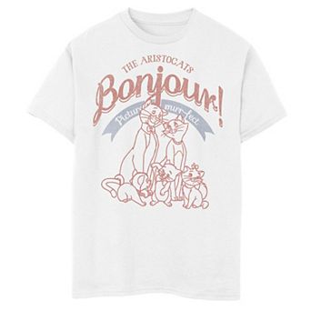 Disney's Aristocats Boys 8-20 Bojour Picture Purrfect Graphic Tee