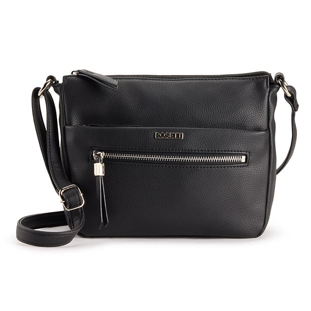 Rosetti black leather purse hotsell