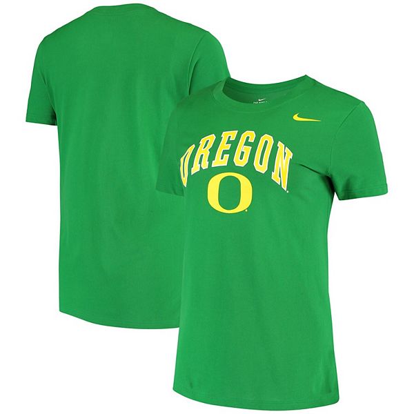 Women's Nike Green Oregon Ducks Arch Performance T-Shirt