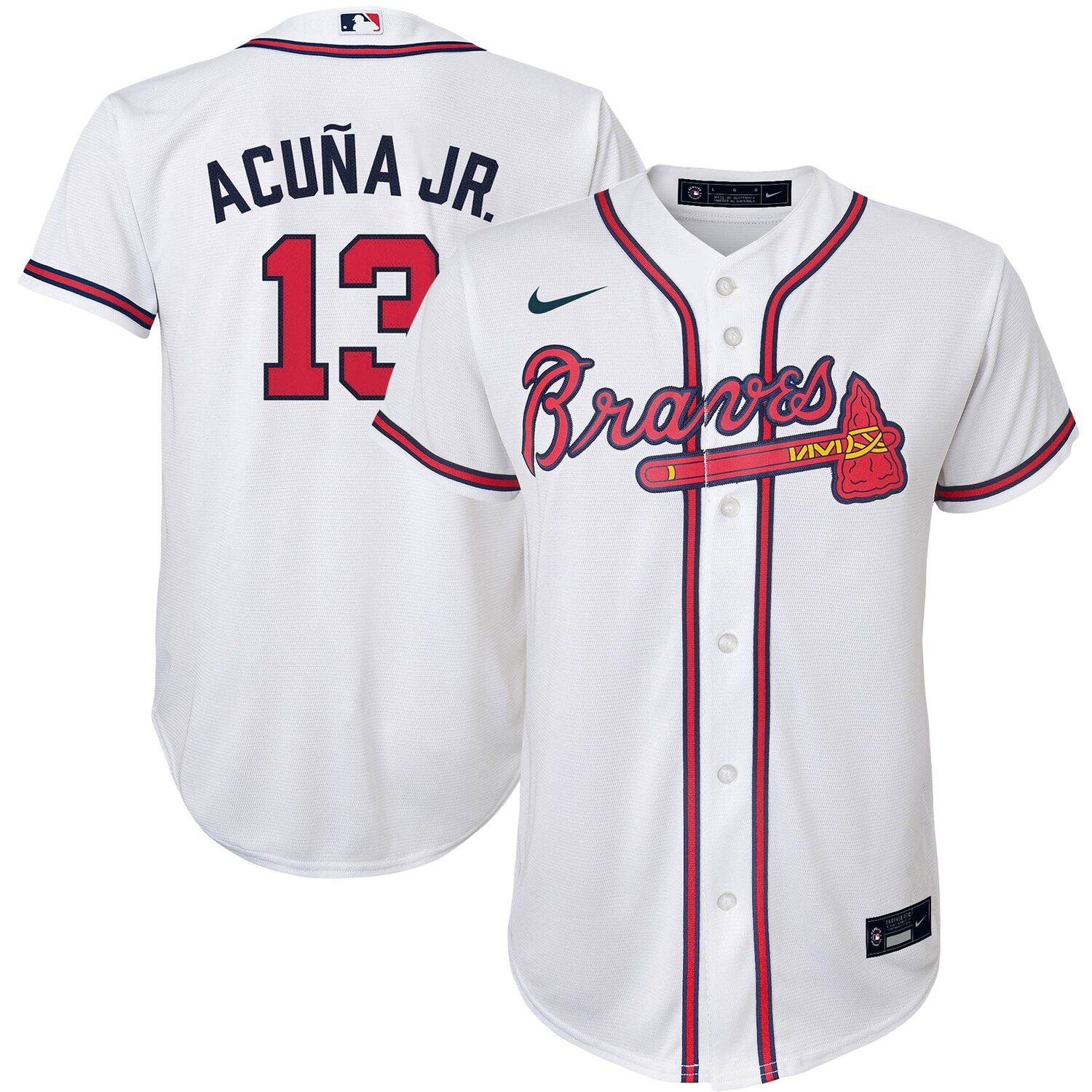 ronald acuna jr youth jersey