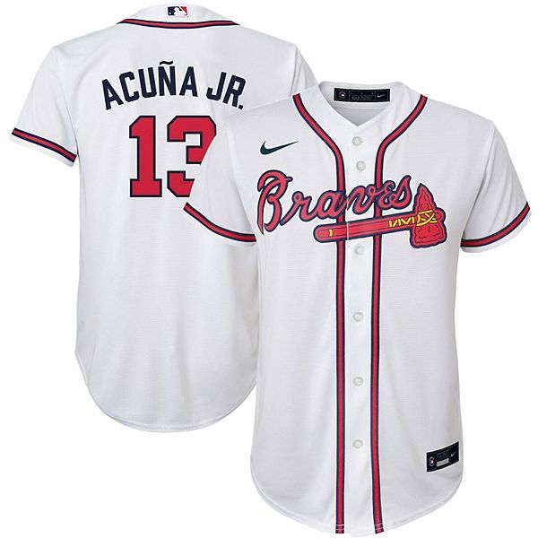 Ronald Acuña Jr. Atlanta Braves Nike Preschool 2023 City Connect Replica  Player Jersey - White