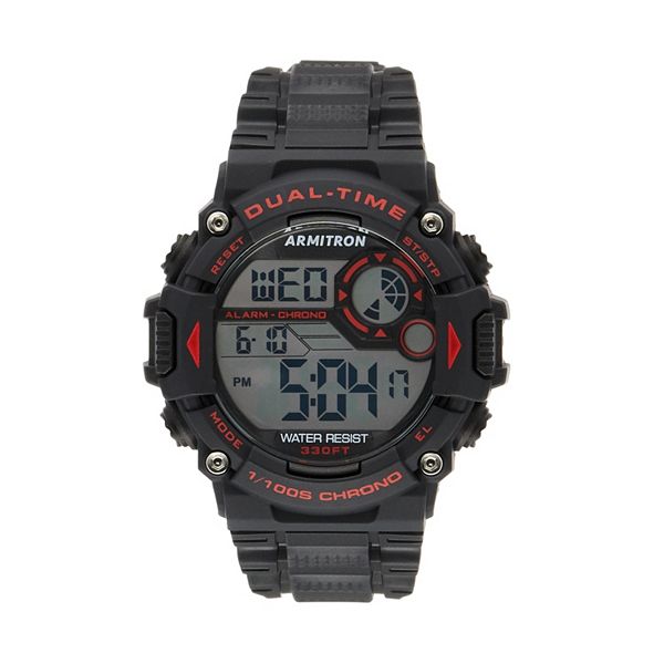 Armitron Pro Sport Extra Large LCD Digital Watch - 40-8356RED