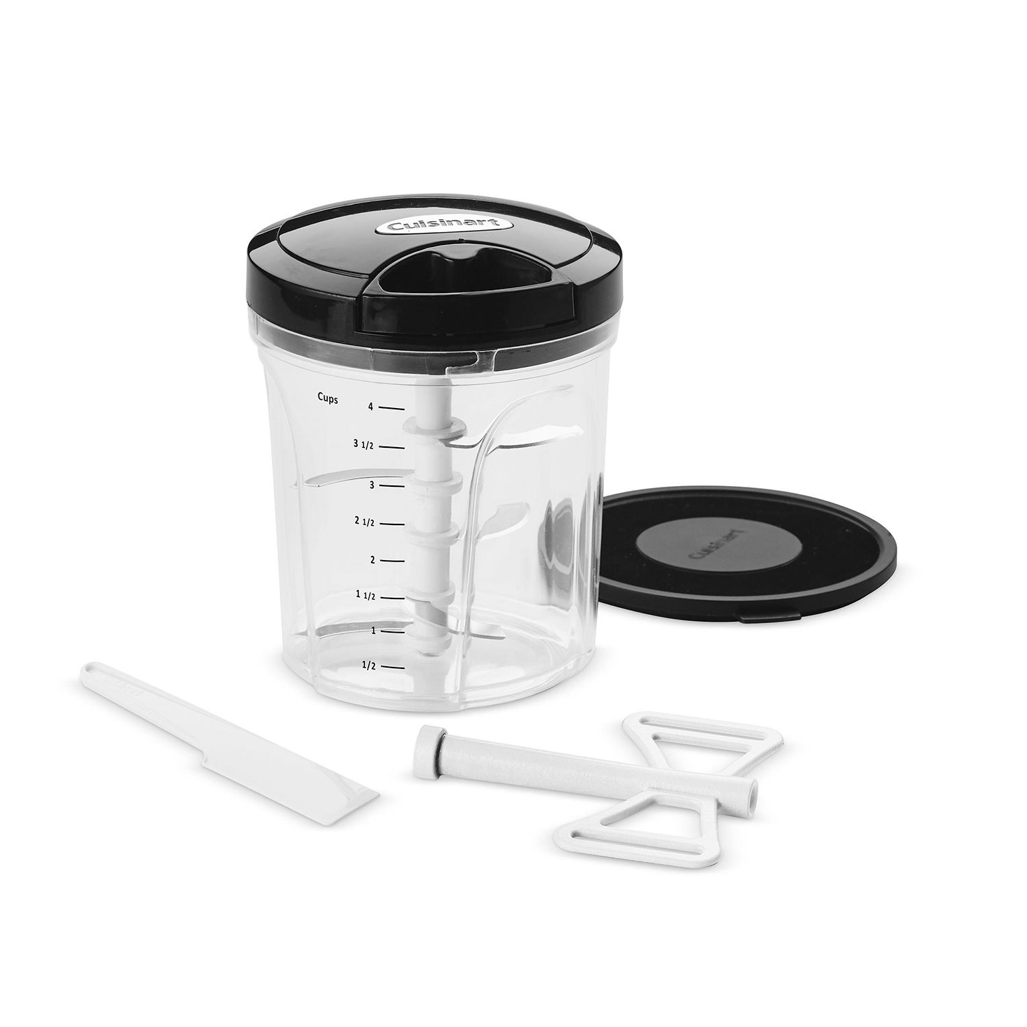 Brentwood Pro Food Chopper and Vegetable Dicer with 6.3 Cup Storage  Container in Black