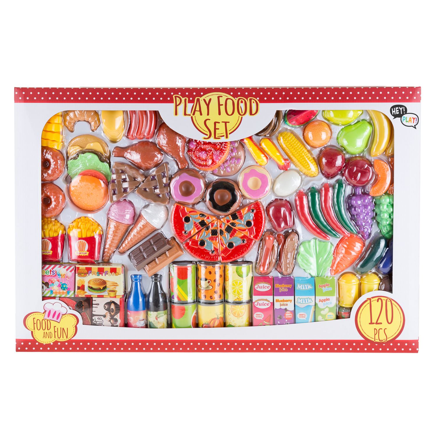 step 2 101 piece play food