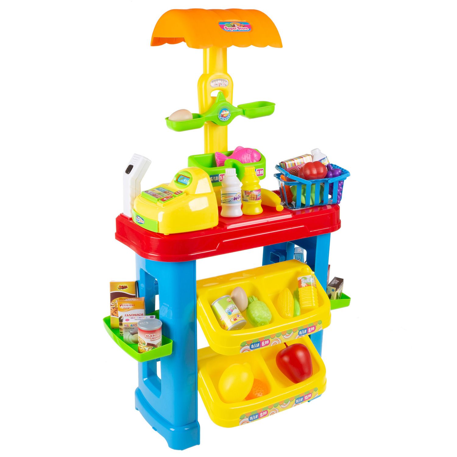 Image for Hey! Play! Kids Grocery Store Selling Stand Playset at Kohl's.