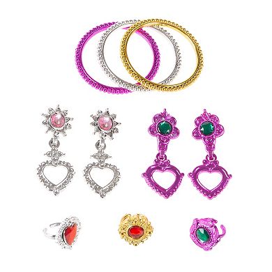 Hey! Play! Princess Dress Up Set- High Heels, Bracelets, Earrings and Rings