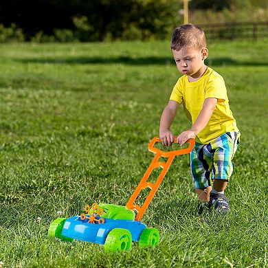 Hey! Play! Toy Push Bubble Lawn Mower