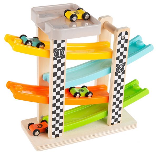 Wall race track store toy