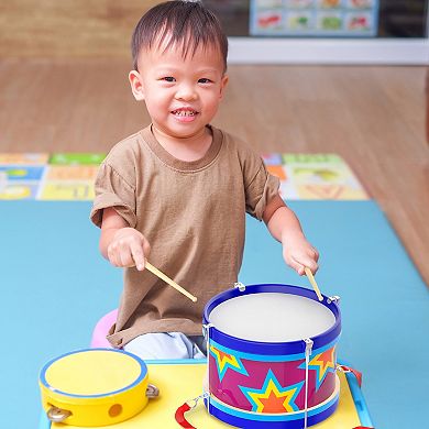 Hey! Play! Children's Toy Snare Marching Drum