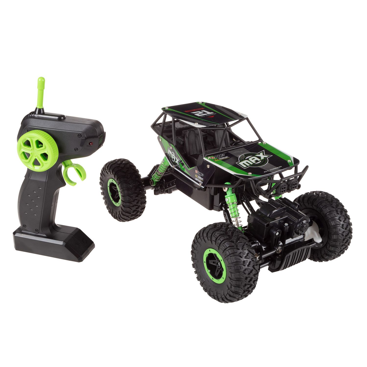 Image for Hey! Play! Remote Control Monster Truck - 1:16 Scale, 2.4 GHz RC Off-Road Rugged Toy Vehicle with Spring Suspension & Oversized Wheels at Kohl's.