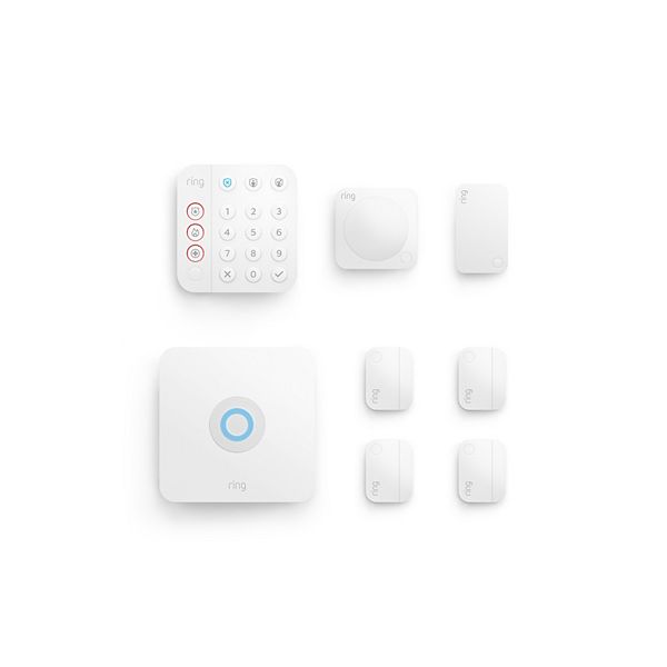 Ring Alarm Home Security System V2 8-pc. Set - White