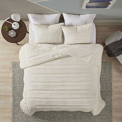 Intelligent Design Camden 3-Piece Cotton Chenille Quilt Set with Shams