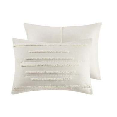 Intelligent Design Camden 3-Piece Cotton Chenille Quilt Set with Shams