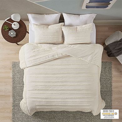 Intelligent Design Camden 3-Piece Cotton Chenille Quilt Set with Shams