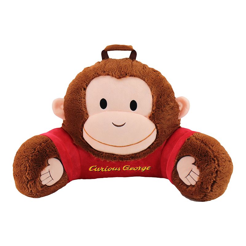 Animal Adventure Triceratops Rocker Curious George Backrest Cushion, Brown